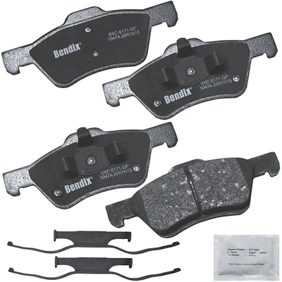 Front Premium Ceramic Pads by BENDIX - CFC1047A pa3