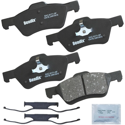 Front Premium Ceramic Pads by BENDIX - CFC1047B pa1