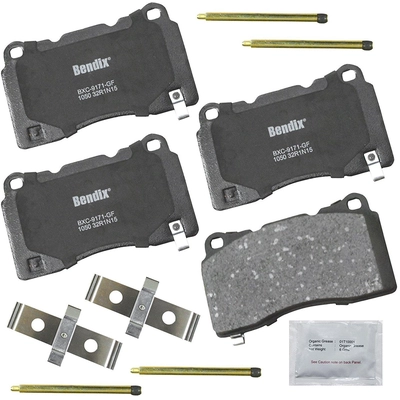 Front Premium Ceramic Pads by BENDIX - CFC1050 pa2