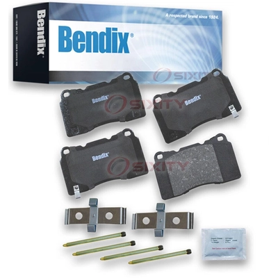Front Premium Ceramic Pads by BENDIX - CFC1050B pa1