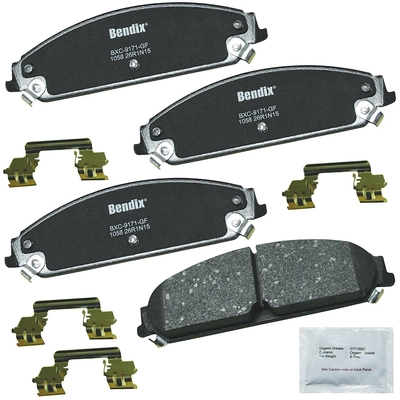 Front Premium Ceramic Pads by BENDIX - CFC1058 pa2