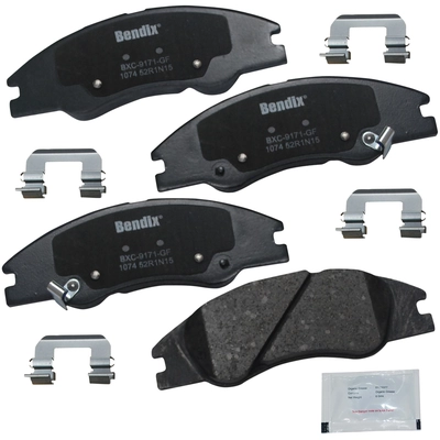 Front Premium Ceramic Pads by BENDIX - CFC1074 pa1