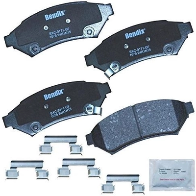 Front Premium Ceramic Pads by BENDIX - CFC1075 pa2