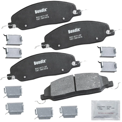 Front Premium Ceramic Pads by BENDIX - CFC1081 pa3