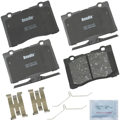 Front Premium Ceramic Pads by BENDIX - CFC1091 pa1