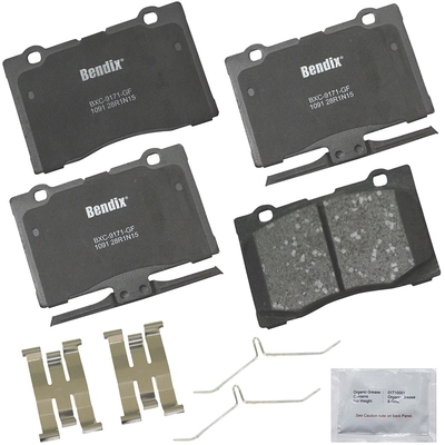 Front Premium Ceramic Pads by BENDIX - CFC1091 pa4