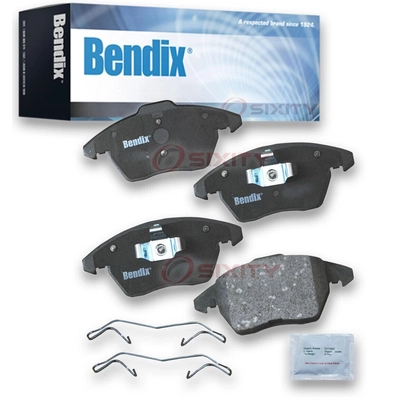 Front Premium Ceramic Pads by BENDIX - CFC1107A pa1