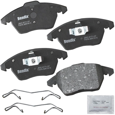 Front Premium Ceramic Pads by BENDIX - CFC1107A pa3