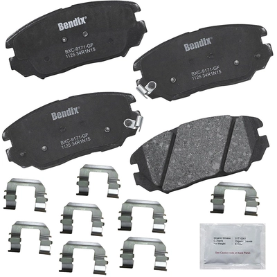 Front Premium Ceramic Pads by BENDIX - CFC1125 pa3