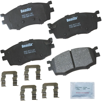 Front Premium Ceramic Pads by BENDIX - CFC1156 pa1