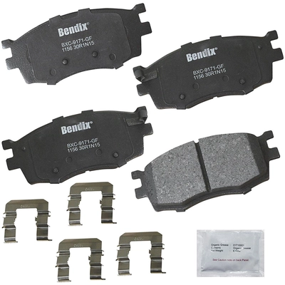 Front Premium Ceramic Pads by BENDIX - CFC1156 pa2