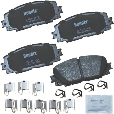 Front Premium Ceramic Pads by BENDIX - CFC1184 pa1