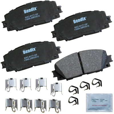 Front Premium Ceramic Pads by BENDIX - CFC1184A pa2