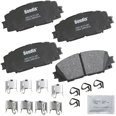 Front Premium Ceramic Pads by BENDIX - CFC1184A pa4