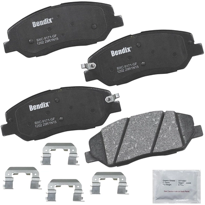 Front Premium Ceramic Pads by BENDIX - CFC1202 pa2