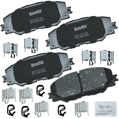Front Premium Ceramic Pads by BENDIX - CFC1211 pa2