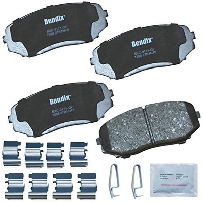 Front Premium Ceramic Pads by BENDIX - CFC1258 pa4
