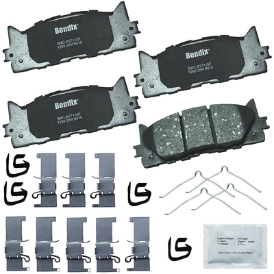 Front Premium Ceramic Pads by BENDIX - CFC1293 pa3