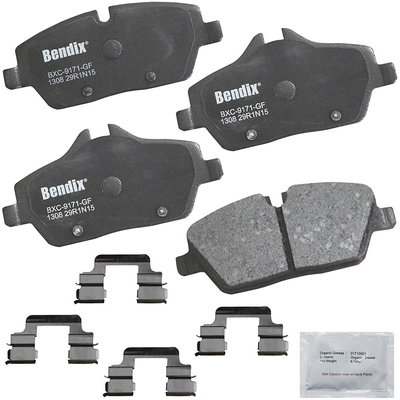 Plaquettes avant en céramique de qualité supérieure de BENDIX - CFC1308 pa4
