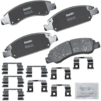 Front Premium Ceramic Pads by BENDIX - CFC1363 pa2