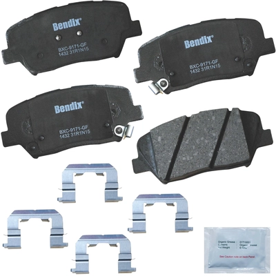 Front Premium Ceramic Pads by BENDIX - CFC1432 pa1