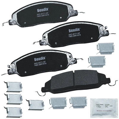 Front Premium Ceramic Pads by BENDIX - CFC1463 pa1