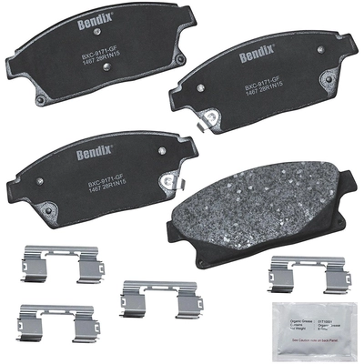 Plaquettes avant en céramique de qualité supérieure de BENDIX - CFC1467 pa2