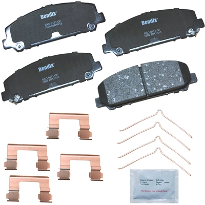 Front Premium Ceramic Pads by BENDIX - CFC1509 pa1