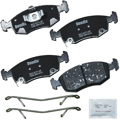 Plaquettes avant en céramique de qualité supérieure de BENDIX - CFC1568 pa4
