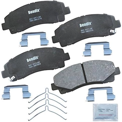 Plaquettes avant en céramique de qualité supérieure de BENDIX - CFC1584 pa2