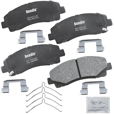 Plaquettes avant en céramique de qualité supérieure de BENDIX - CFC1584 pa3