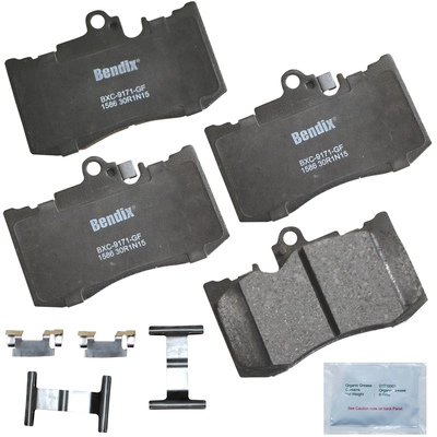 Front Premium Ceramic Pads by BENDIX - CFC1586 pa1
