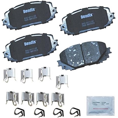 Front Premium Ceramic Pads by BENDIX - CFC1628 pa1
