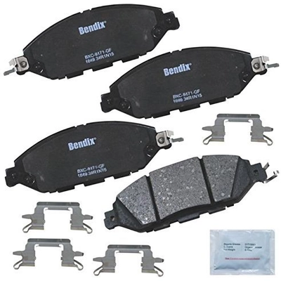 Front Premium Ceramic Pads by BENDIX - CFC1649 pa1
