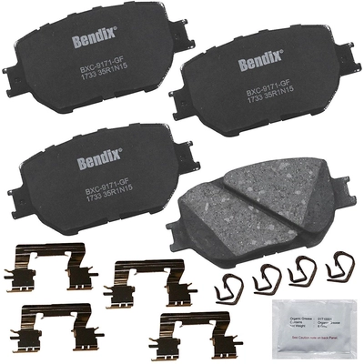Front Premium Ceramic Pads by BENDIX - CFC1733 pa1