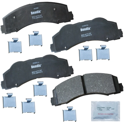 Front Premium Ceramic Pads by BENDIX - CFC1770 pa1
