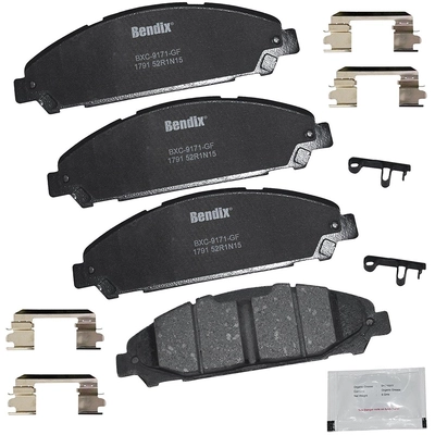 Front Premium Ceramic Pads by BENDIX - CFC1791 pa4