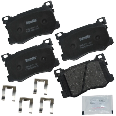 Front Premium Ceramic Pads by BENDIX - CFC1799 pa1