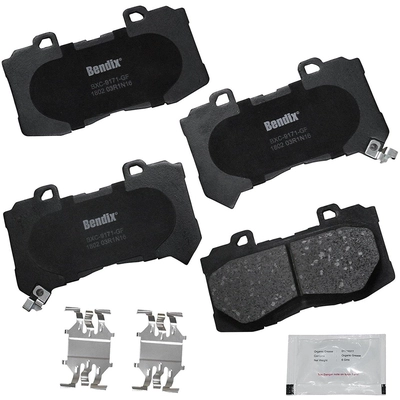 Front Premium Ceramic Pads by BENDIX - CFC1802 pa2