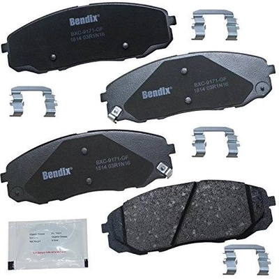 Front Premium Ceramic Pads by BENDIX - CFC1814 pa1