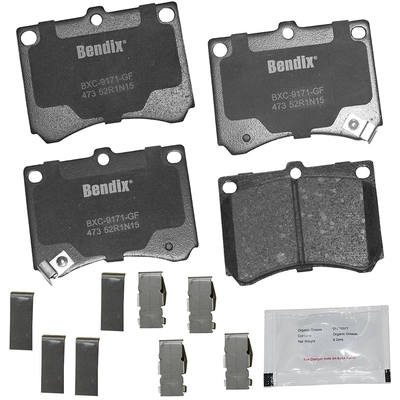 Plaquettes avant en céramique de qualité supérieure de BENDIX - CFC473 pa3