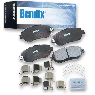 Front Premium Ceramic Pads by BENDIX - CFC619 pa2