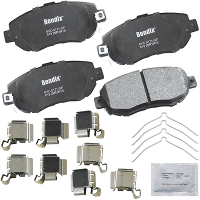 Front Premium Ceramic Pads by BENDIX - CFC619 pa4