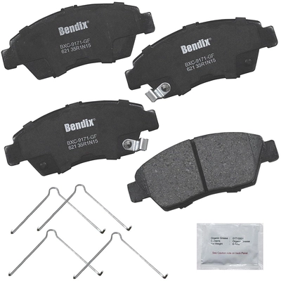 Front Premium Ceramic Pads by BENDIX - CFC621 pa2