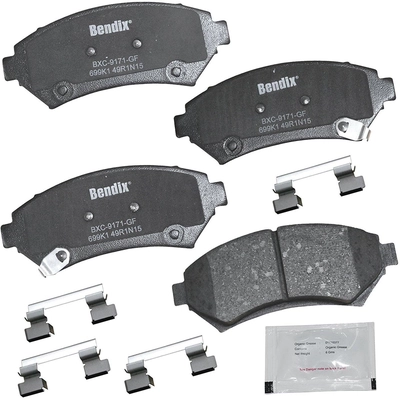 Plaquettes avant en céramique de qualité supérieure de BENDIX - CFC699K1 pa1