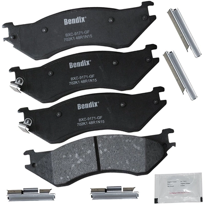 Front Premium Ceramic Pads by BENDIX - CFC702K1 pa1