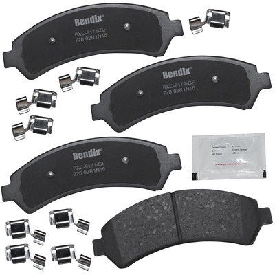 Front Premium Ceramic Pads by BENDIX - CFC726 pa2