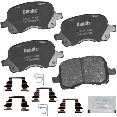 Front Premium Ceramic Pads by BENDIX - CFC741 pa2