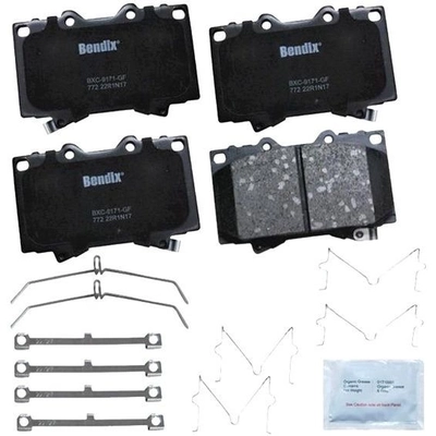 Front Premium Ceramic Pads by BENDIX - CFC772 pa2