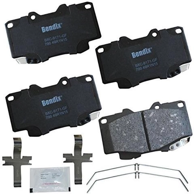 Front Premium Ceramic Pads by BENDIX - CFC799 pa2